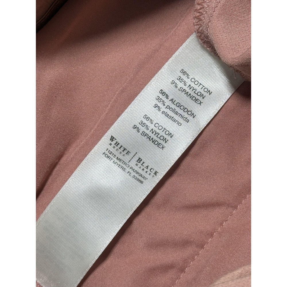 White House Black Market Pants Womens 2S Pink Slim Ankle Stretch Career - Picture 4 of 8
